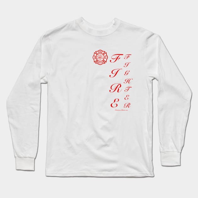 I am Fire Long Sleeve T-Shirt by FirehouseTs